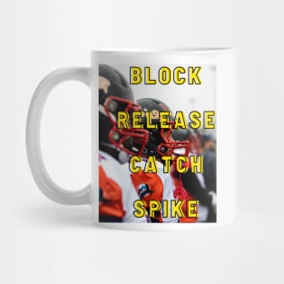 Block Release Catch Spike Mug